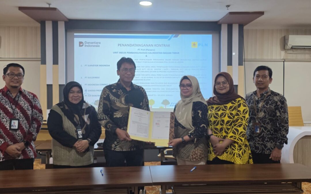 PENANDATANGAN KONTRAK PEKERJAAN PENYUSUNAN DOK. UKL-UPL 150 KV SANGGATA-MUARA WAHAU